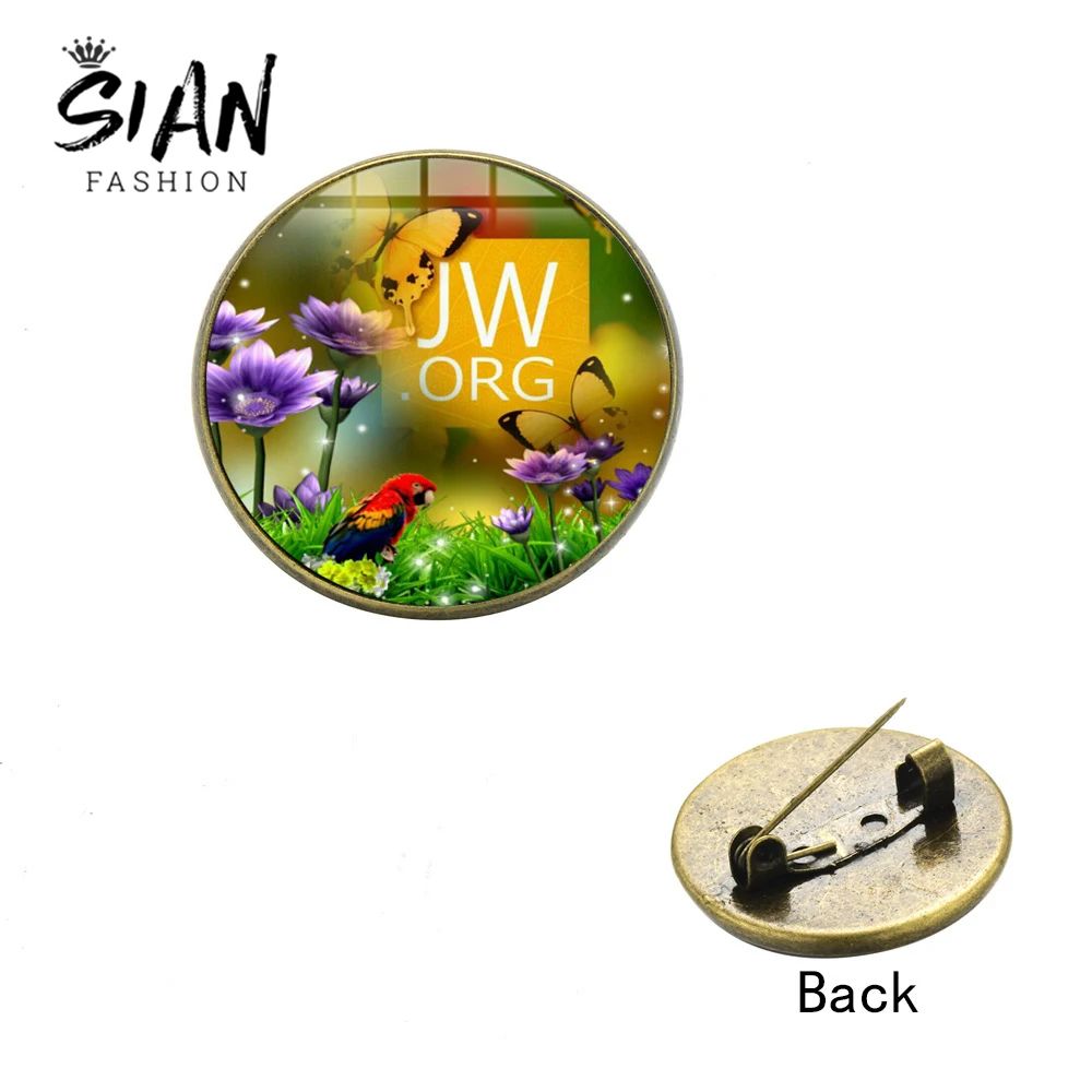 Азиатских JW. Орг брошь Иеговы булавка для воротника в форме ручной работы с