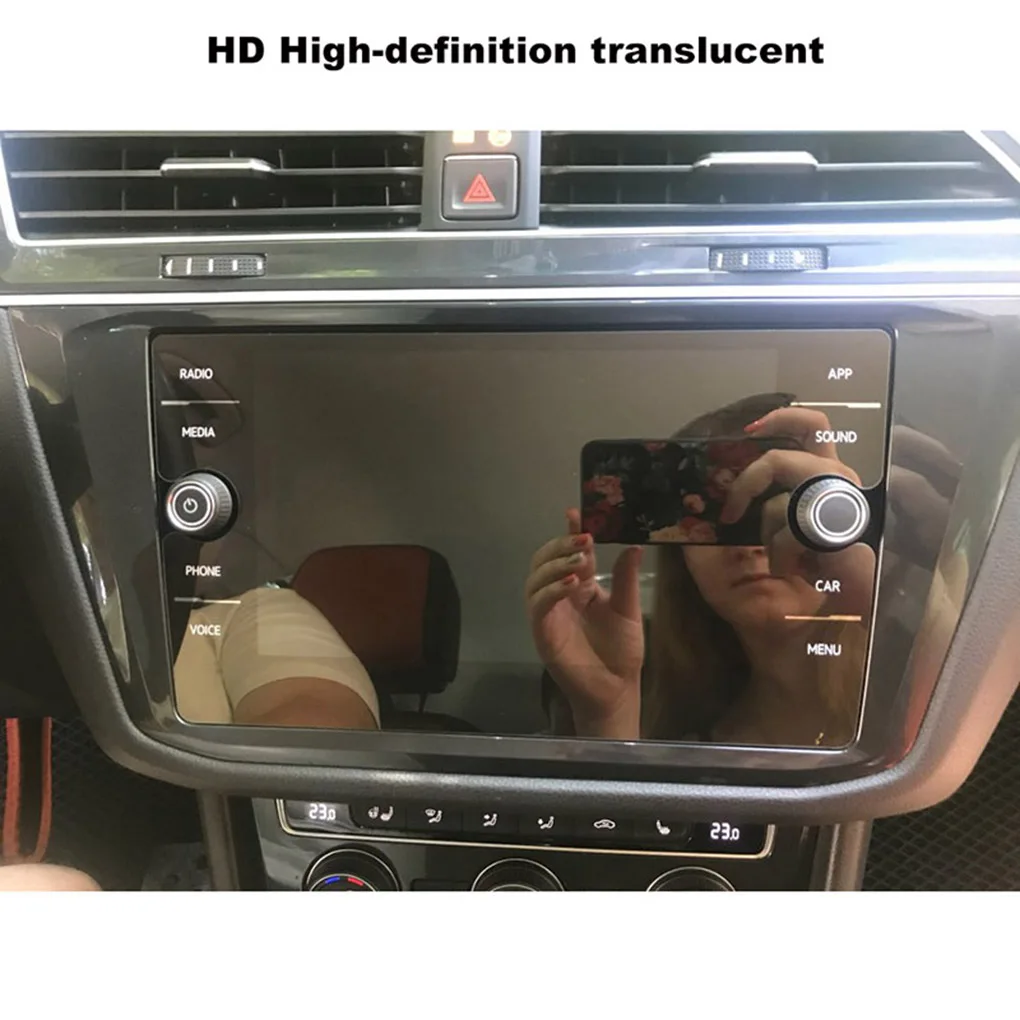 Замена для Tiguan 2018 Автомобильный GPS навигационный экран защитная пленка из