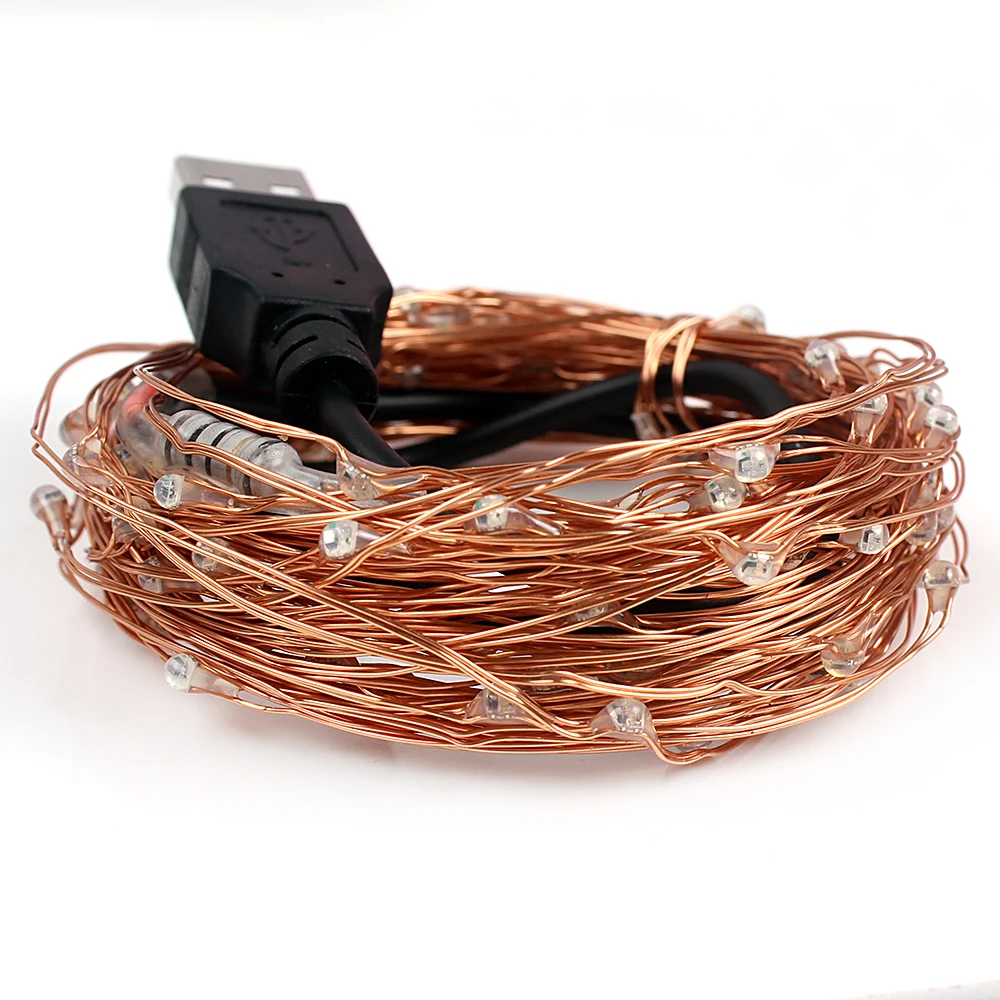 Сказосветильник гирлянда s-лампы товары вечерние украшение для дома USB медный