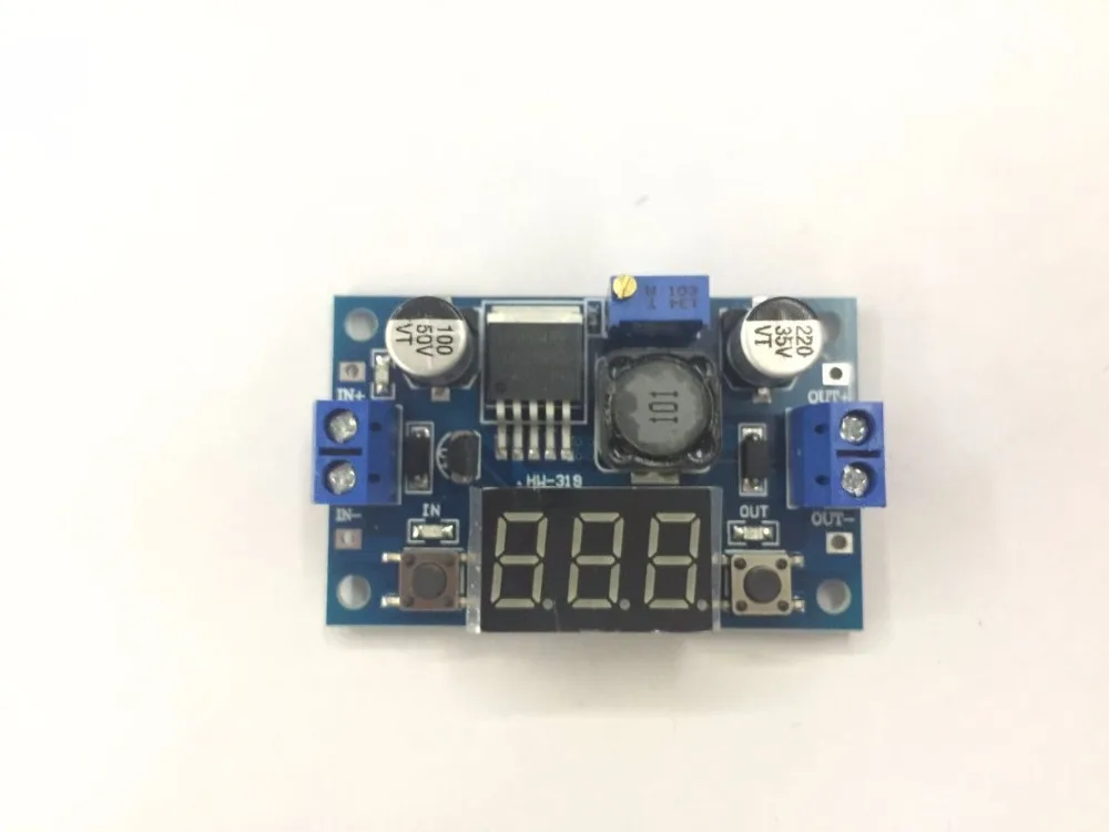 LM2596 BUCK 3A DC-DC Регулируемый понижающий модуль питания с напряжением + синий