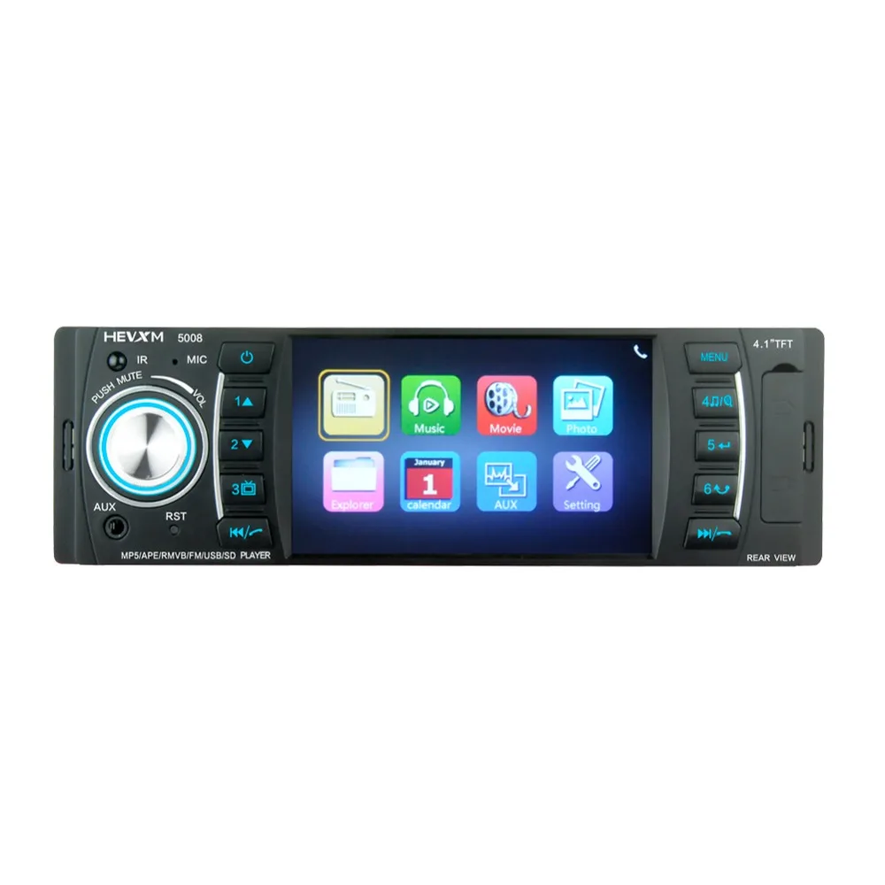 HEVXM 5008 Универсальный Автомобильный MP5 player4.1 &quotАвтомобильный Авторадио