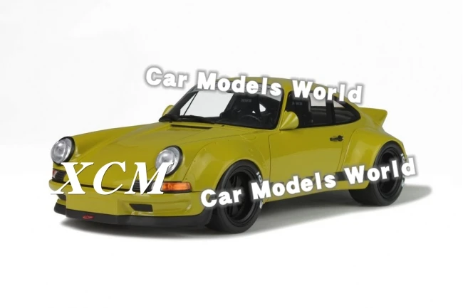 Полимерная модель автомобиля для GT Spirit RWB 930 Classic Kaki (желтый) 1:18 + небольшой подарок!