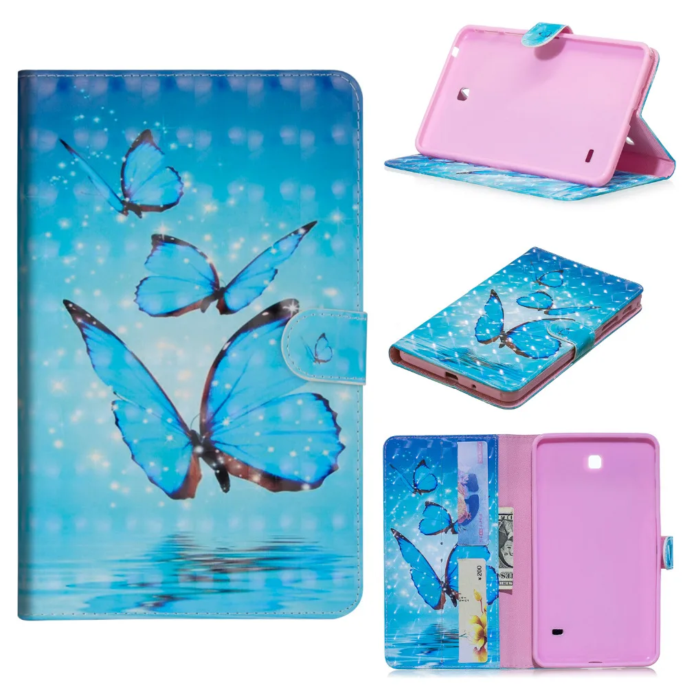 Чехол для Samsung Galaxy Tab 4 7 0 T230 T231 T235 SM + пленка ручка|cover case for blackberry|cover iphone casecover ipod |