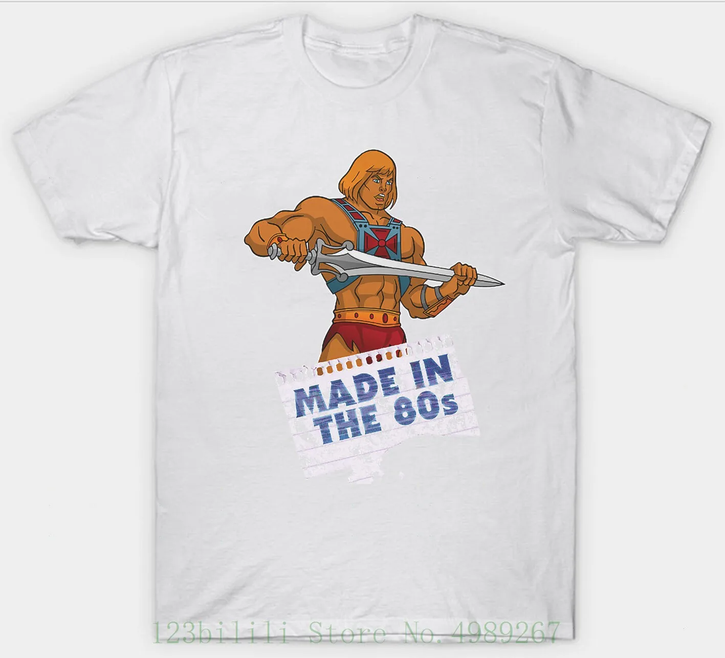 Мужская футболка He Man Винтажная в стиле ретро с героями мультфильмов подарок на