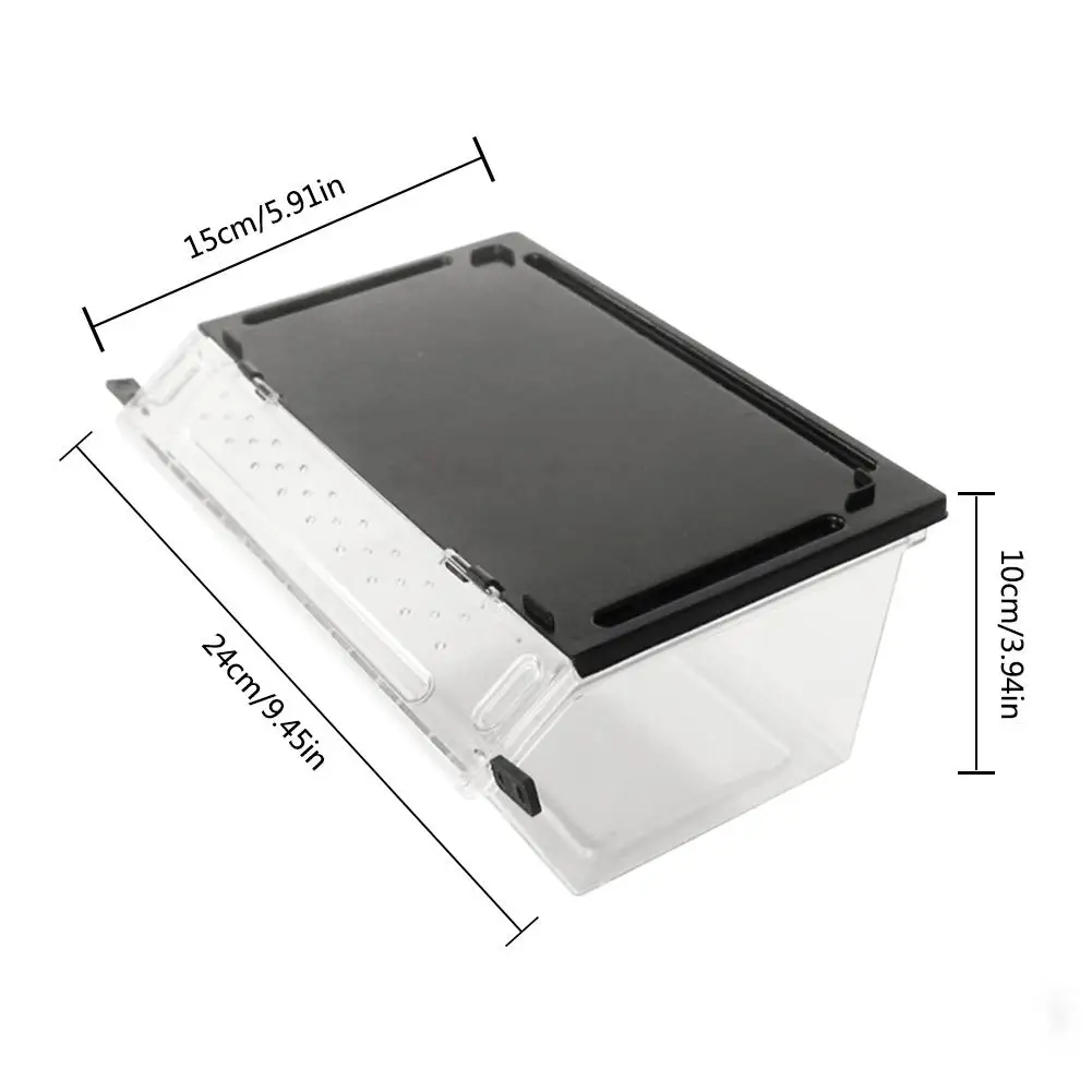 1 шт. Нескользящая Террариум для рептилий жилой бокс змеи паука ящерицы скорпиона