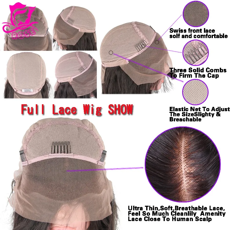 Полный Шнурок Человеческих Волос Парики Для Чернокожих Женщин Glueless Девственные