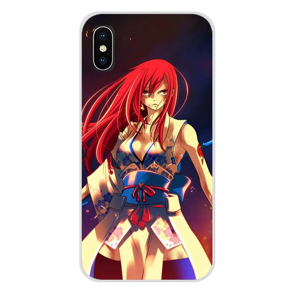 Аниме алый Сказочный хвост Эрза для Xiaomi Redmi 4A S2 Note 3 3S 4 4X5 Plus 6 7 6A Pro Pocophone F1