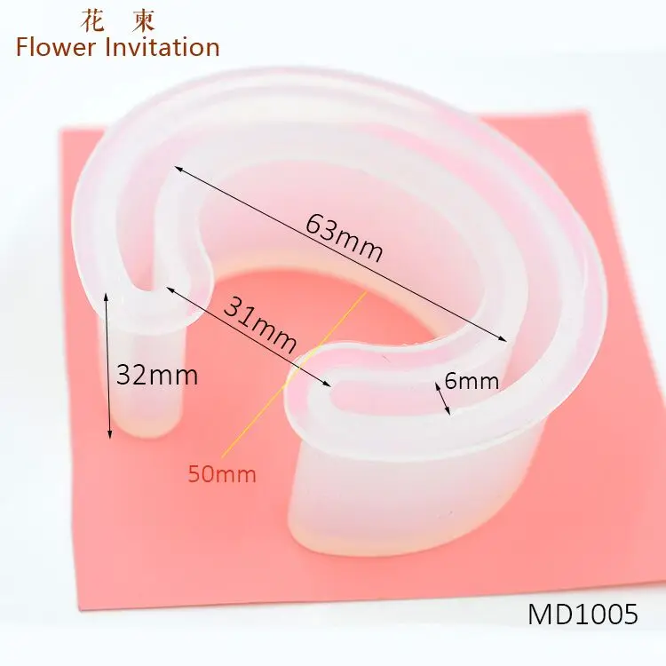 

Flower Invitation Handmade silicone mold diy jewelry dried flower leaves bracelet package