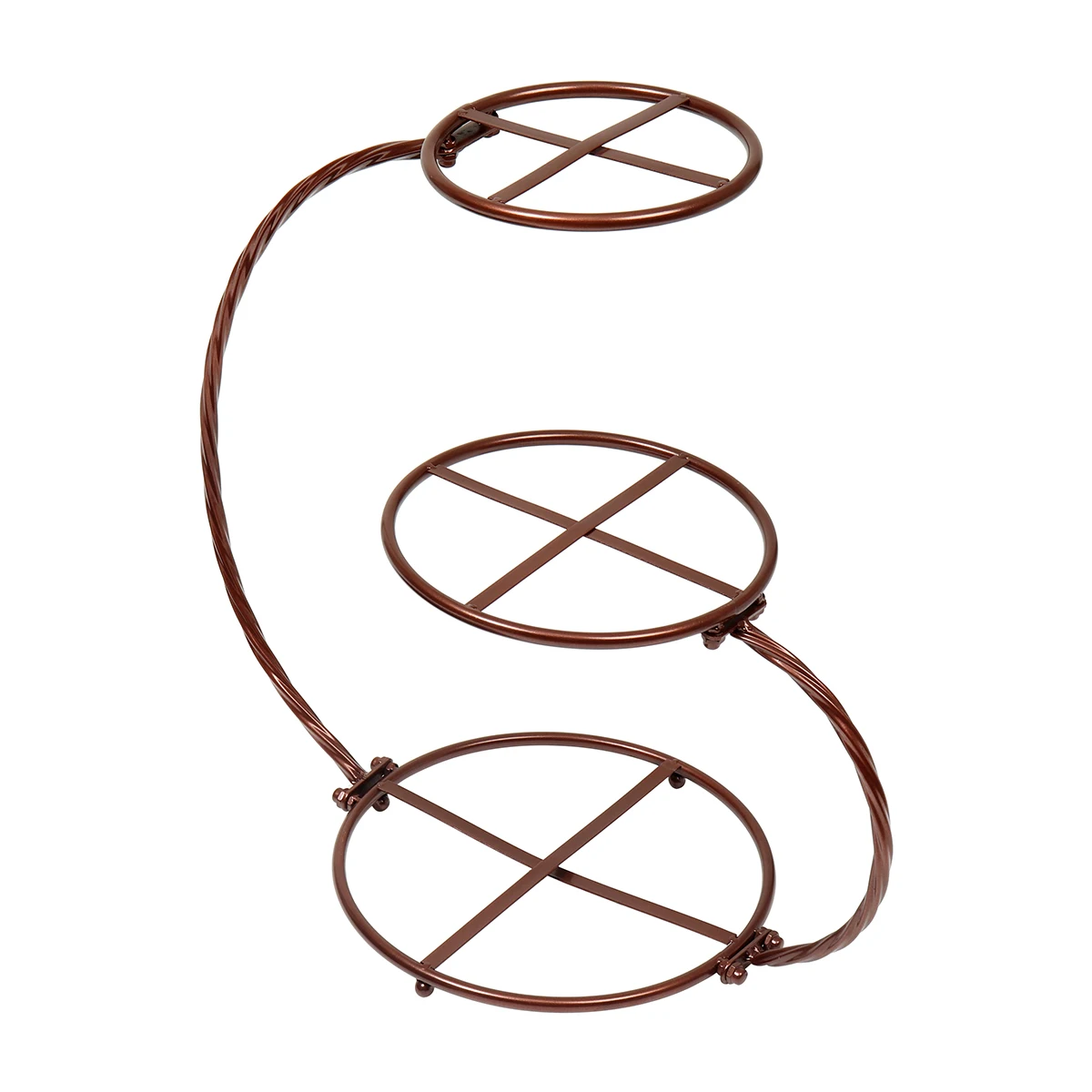 Bronze 4 цвета, креативная подставка для торта, для свадьбы, дня рождения, торта, металлический дисплей, держатель для десерта, кекса, печенья, для дома, кухни, инструмент для выпечки - Цвет: Bronze