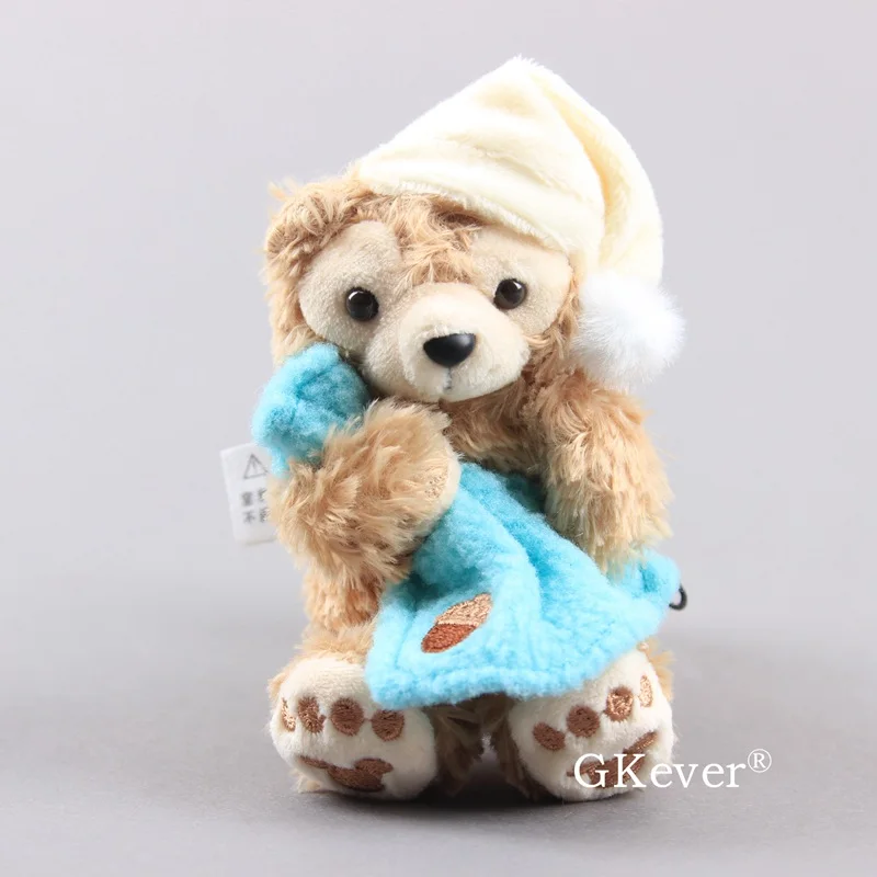 Blue Bear 10 cm 6 стилей Стелла Лу кролик милый Даффи Медведь Друзья плюшевая Подвеска 9-12 см мини плюшевый брелок детские мягкие куклы - Цвет: Blue Bear 10 cm