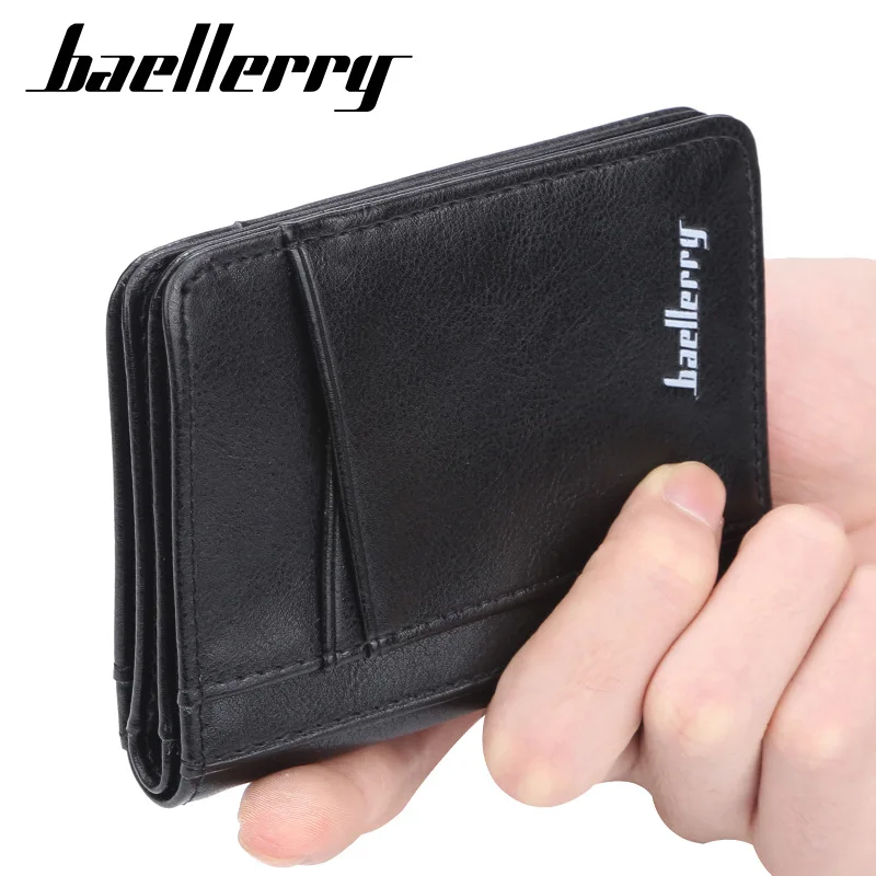 Baellerry много выездных мужчин ts тонкие кошельки мужские кожаные брендовые