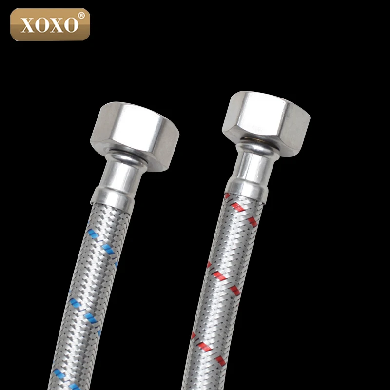 XOXO 60cm2 Пара 304 из нержавеющей стали вязанная проволока для раковины/туалета