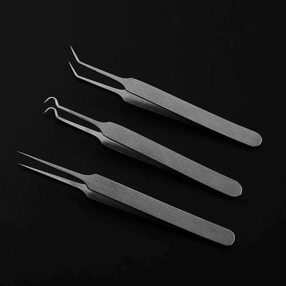 3 шт./компл. игольчатый Пинцет для прыщей чёрная голова прыщи Удаление острый
