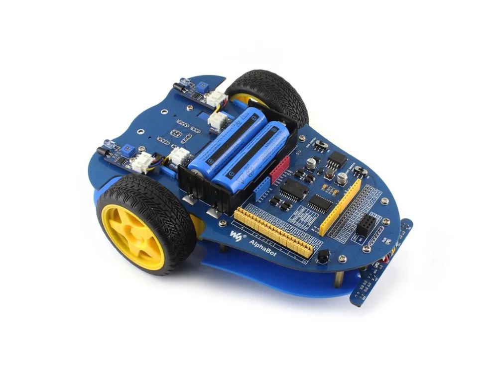 Waveshare AlphaBot робот строительный комплект умный автомобиль комплект для Raspberry Pi 3 Model B+(B Plus) включает Raspberry Pi 3 Model B+ камера