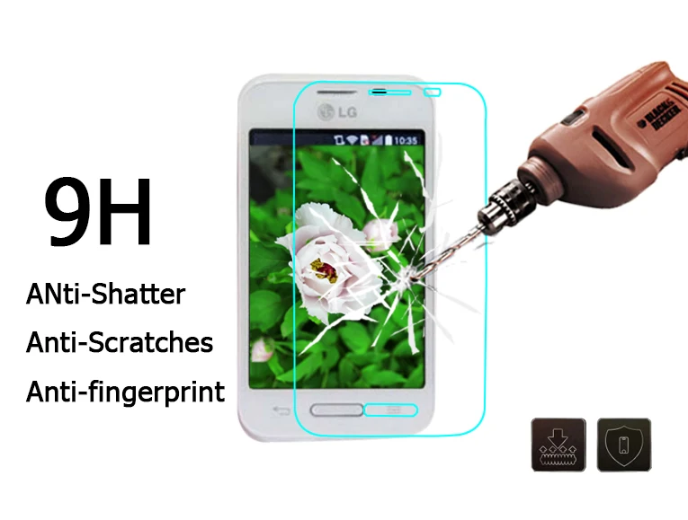 Пленка из закаленного стекла для LG L22 L40 L60 L65 L70 L80 L90 стеклянная пленка Optimus fuel L34C D160