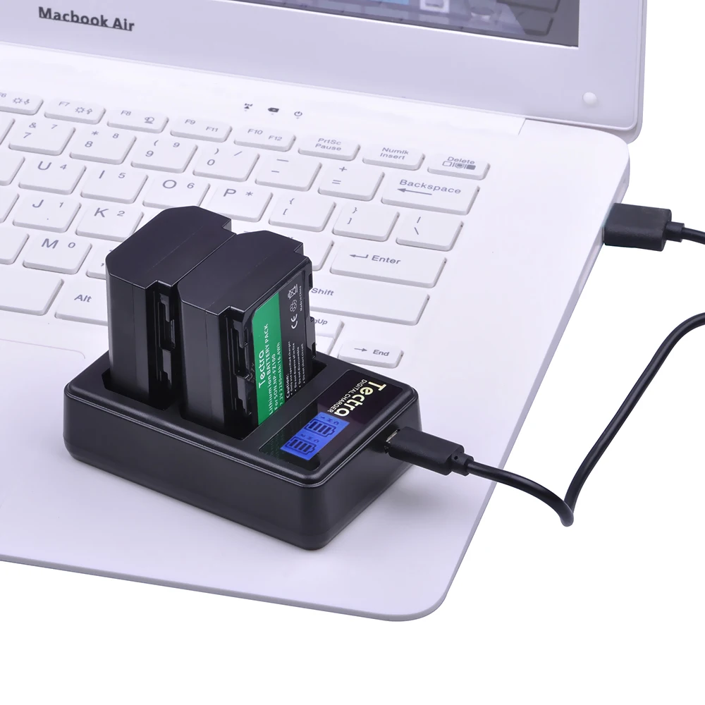 Аккумулятор 2xNP FZ100 NPFZ100 + двойное зарядное устройство USB с ЖК дисплеем для Sony ILCE 9 a7r3
