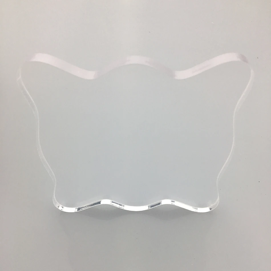 ZOPHIL 3D DIY ремесло поставки прозрачный кристалл Yalik Backplane нерегулярные полигональные филе Форма украшения инструменты 10X10 см