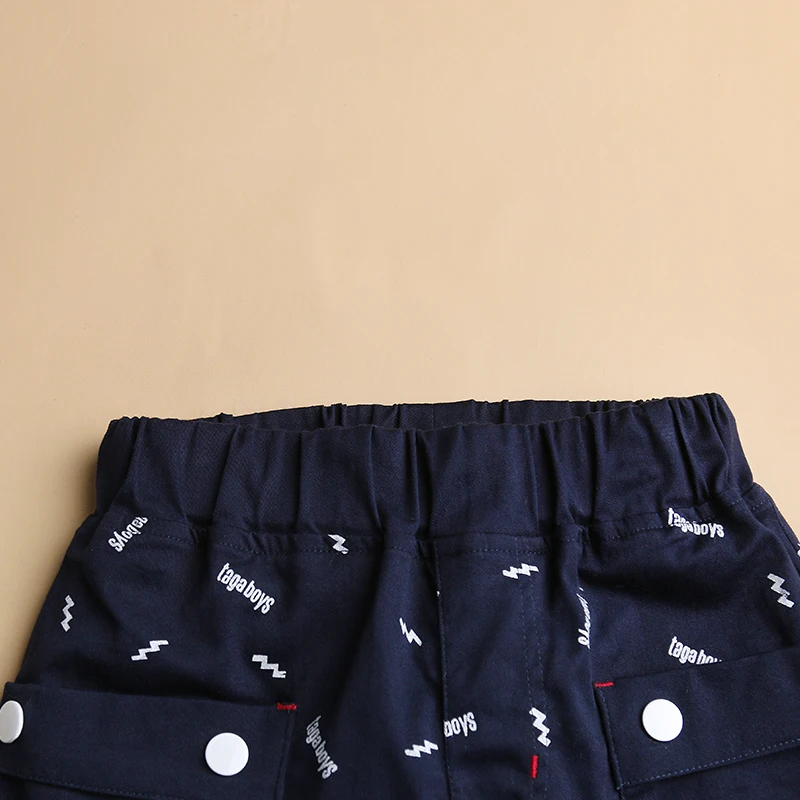 Taga/2017 новое поступление мода печатных Обувь для мальчиков Брюки Демисезонный Для