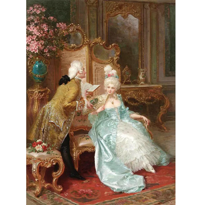 Алмазная картина DPF сделай сам аристократические фотографии жизни вышивка