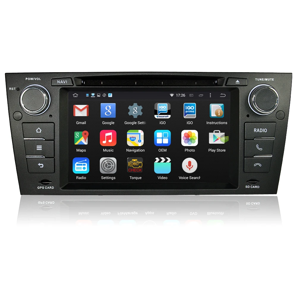 Beiinle Автомобиля 2 Din Android 4.4.4 ЧЕТЫРЕХЪЯДЕРНЫЙ 1024*600 DVD GPS радио Стерео Навигатор