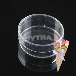 Kicute 10Pcs Plastic Sterile Petri Dishes with Lids 55mm For Lab Plate Bacterial Yeast Medical Biological Scientific Supply |