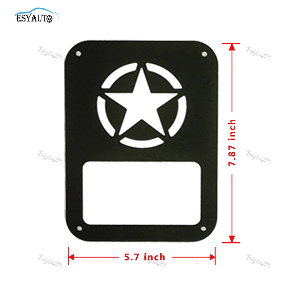 Задсветильник крышки для фар защитная накладка задних фонарей Звезда/Pawprint/USA flag