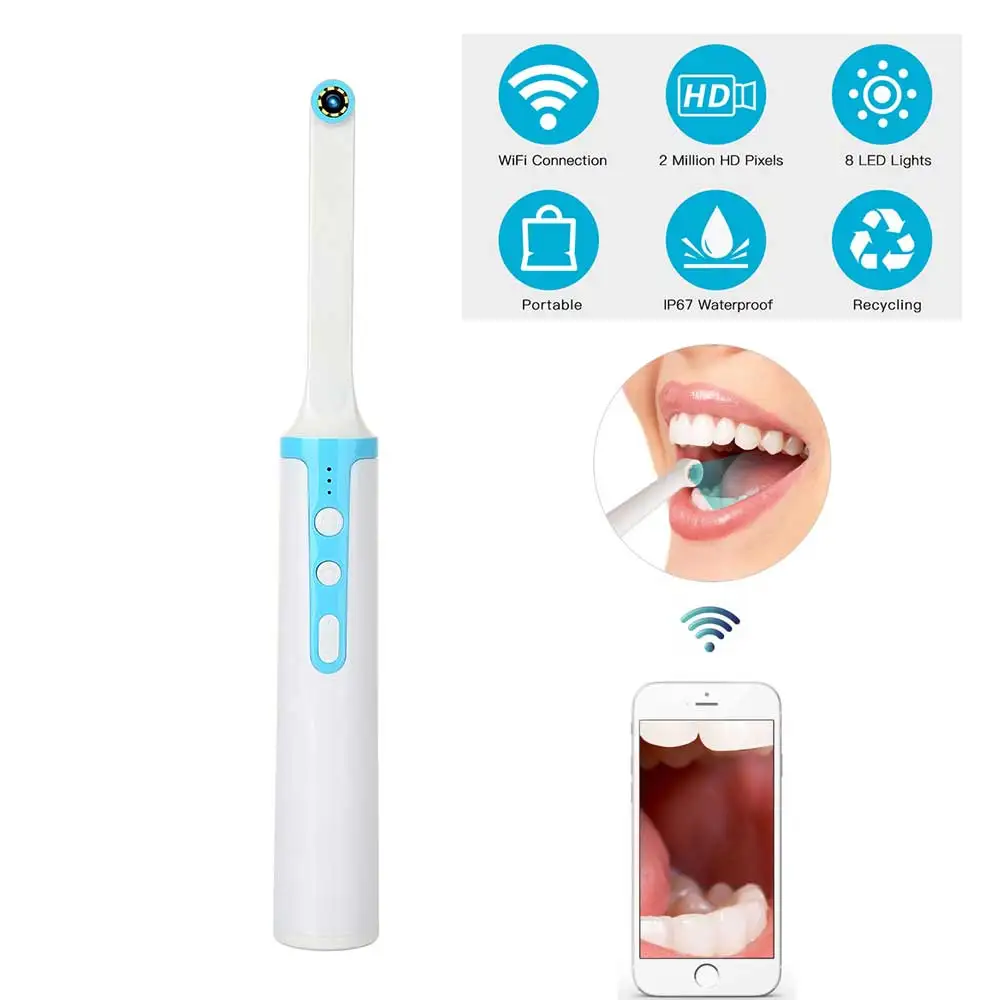 Беспроводной стоматологический инструмент для отбеливания зубов Wi Fi HD USB Intraoral