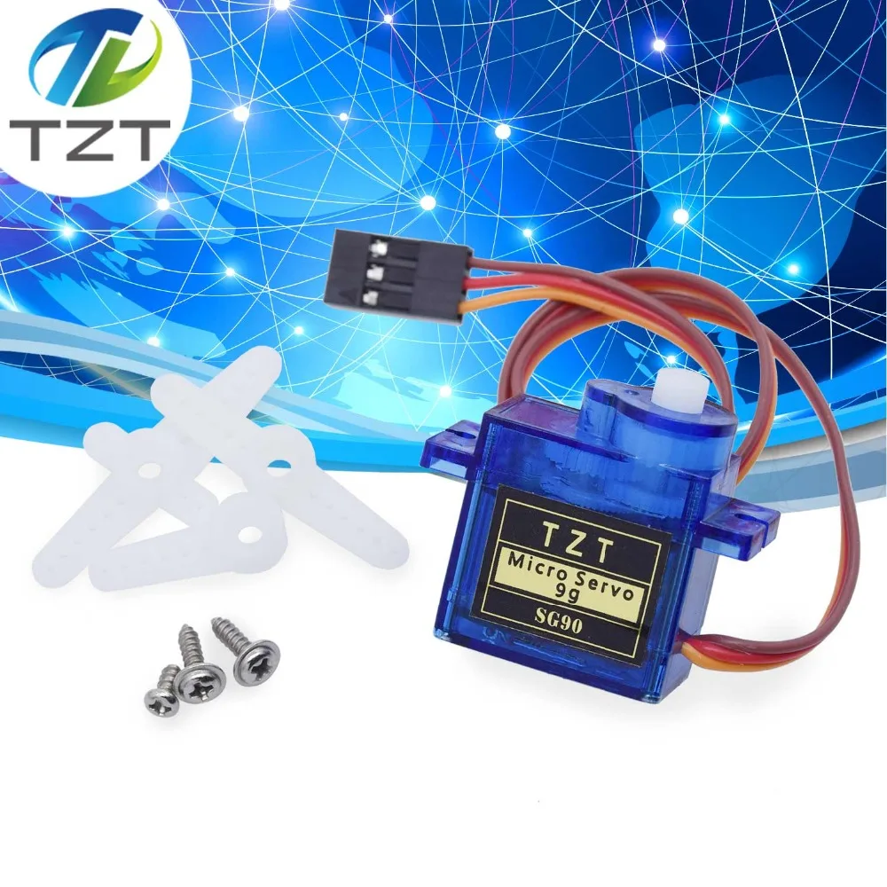 TZT официальная умная электроника Rc Мини Микро 9g 1,6 кг сервопривод SG90 Для RC 250 450 Вертолет самолет автомобиль лодка для Arduino DIY