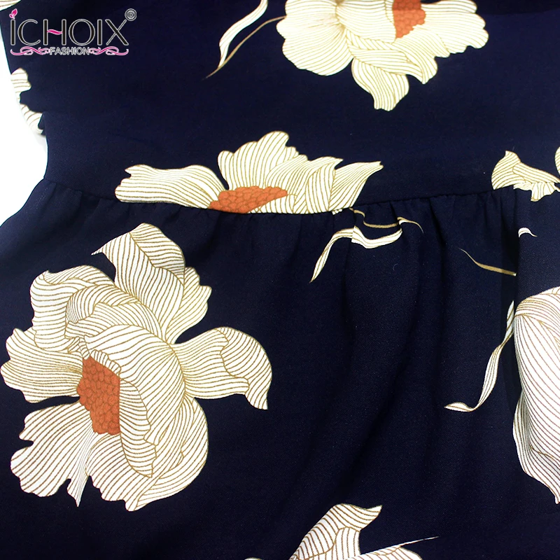 Женское длинное платье с цветочным принтом повседневное пляжное платье-макси