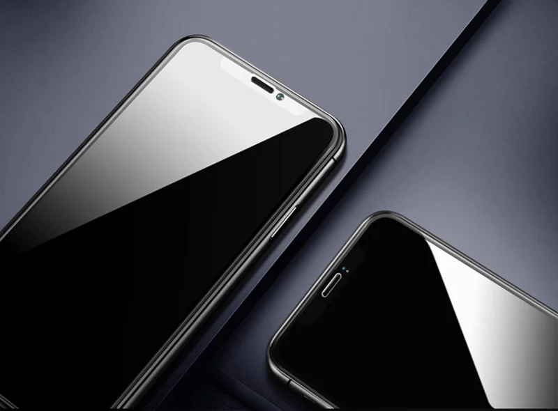11D закругленные края полное покрытие экрана протектор стекло на iPhone X XS Max XR экран протектор для iPhone 7 6 6s 8 Plus стекло