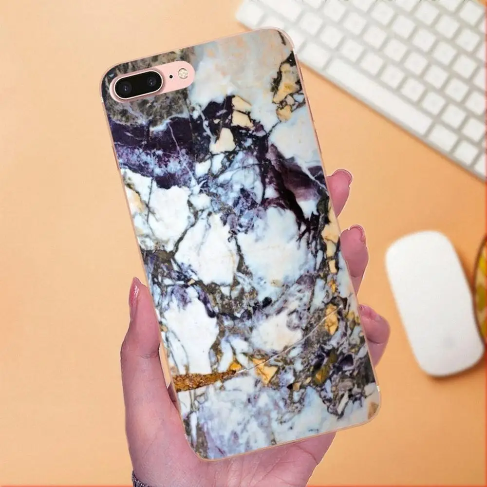Красивый цветной мраморный принт для Huawei Honor 4C 5A 5C 5X 6 6C 6A 6X 7 7X 8 9 V8 V10 Y3II Y5II Y6II G8 P7 Play