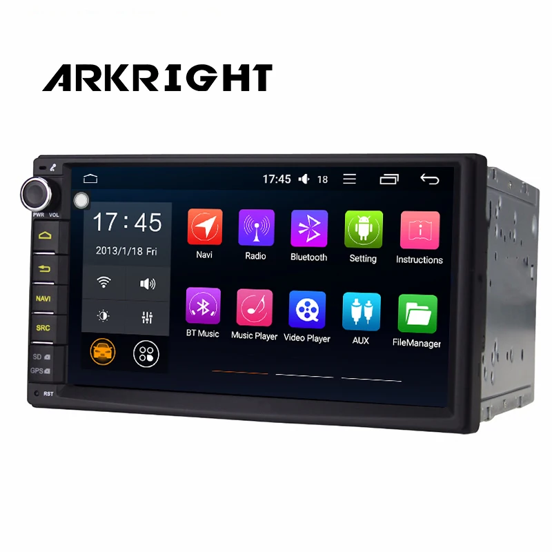 7&quot 2Din 2GB Ram Universal Car Android 8.0 PX5 Octa Core Radio Auto Microphone Wifi FM TV HD GPS Navigation Multimedia Player |