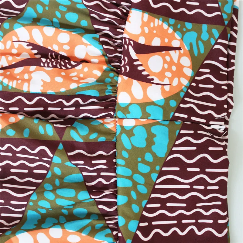 Большие размеры, африканские юбки, одежда 5XL, Анкара, индийская африканская цветная женская летняя и Осенняя мода, бандажная длинная юбка, стиль