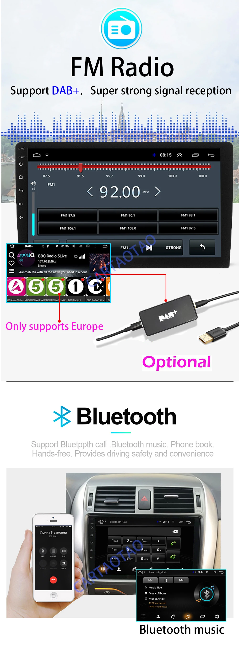 2din 2.5D Android автомобильный радио мультимедиа плеер для Защитные чехлы для сидений, сшитые специально для Toyota Corolla E140/150 2006 2007-2009 2010 2011 2012 2013 Navitel gps Wi-Fi