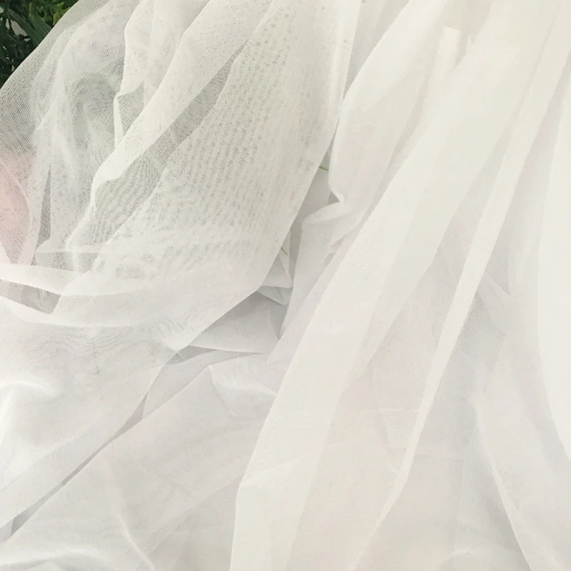 2 м/лот высококачественная прозрачная мягкая эластичная сетчатая тянущаяся