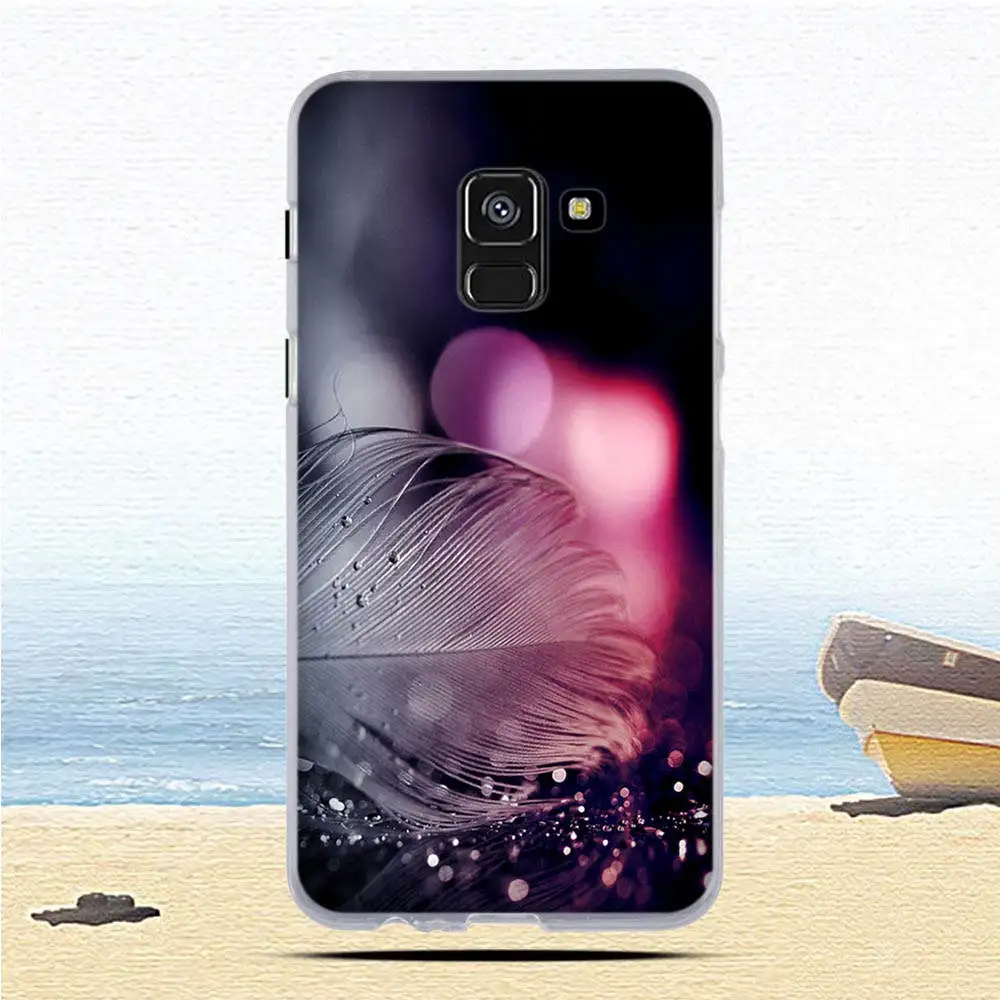 Чехол для телефона samsung Galaxy A8 2018 чехол задняя крышка из ТПУ A530F силиконовый сумка