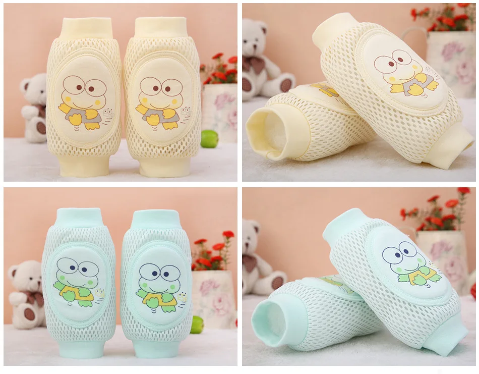 

1 Pair Cute Cartoon Baby Knee Pads Kid Anti Slip Crawling Safety Elbow Cushion Toddler Child knee Protector Socks Knee Cushion