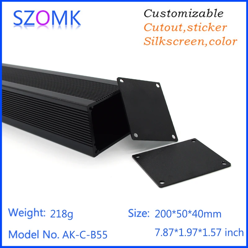 4 шт. 40*50*200 мм алюминиевый экструзионный корпус настраиваемый для печатной платы
