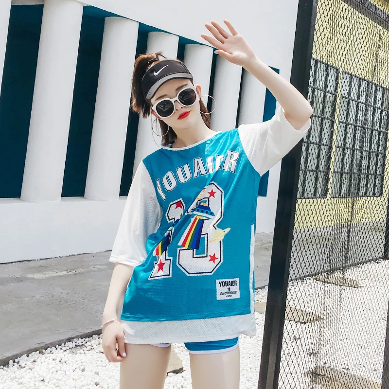 Новый купальник для спорта и отдыха деления боксер костюм из трех предметов |