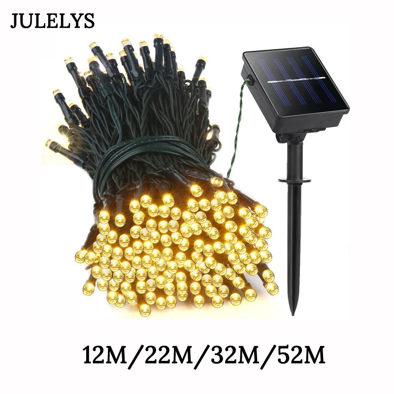 

10M 20M 30M 50M Solar Fairy Lights Garland LED String Lights Gerlyanda Christmas Decorations For Holiday Home Garden Lights