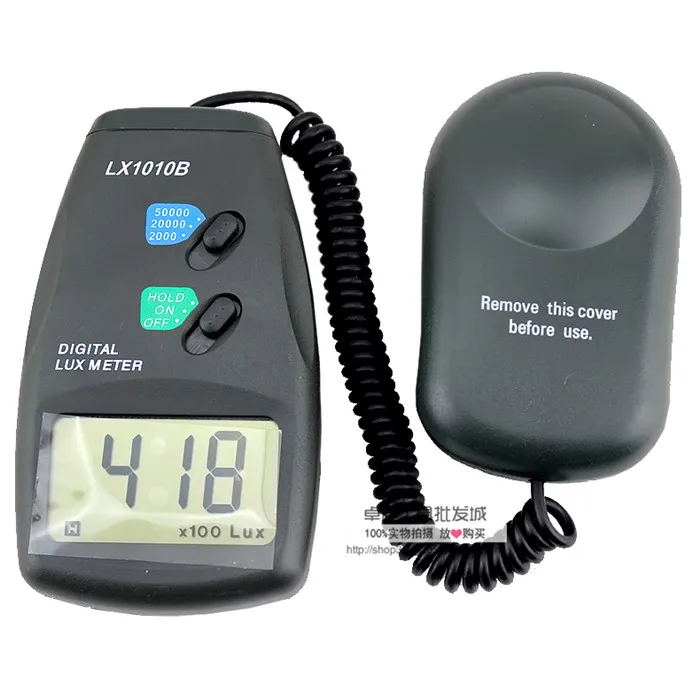 Цифровой люкс метр фотометр Luxmeter LX1010B диапазон измерений 1 Lux ~ 50 000Lux|me light|light meterlight
