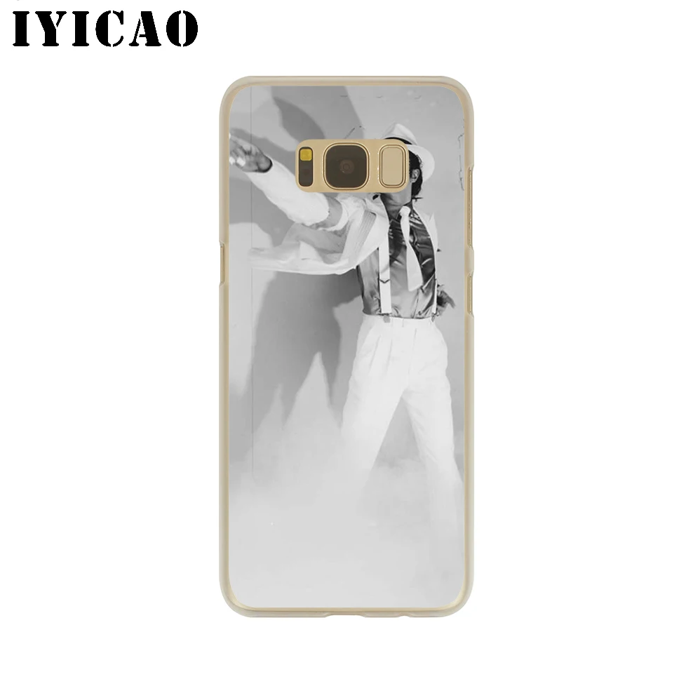 Жесткий чехол IYICAO michael jackson для Samsung Galaxy S10e S10 S9 S8 Plus S6 S7 Edge Note 9 8 10 | Мобильные