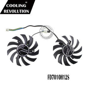 2 шт.лот FD7010H12S T128010SH 75 мм кулер для видеокарты ASUS GTX760-DC2OC-2GD5 охлаждение видеокарты