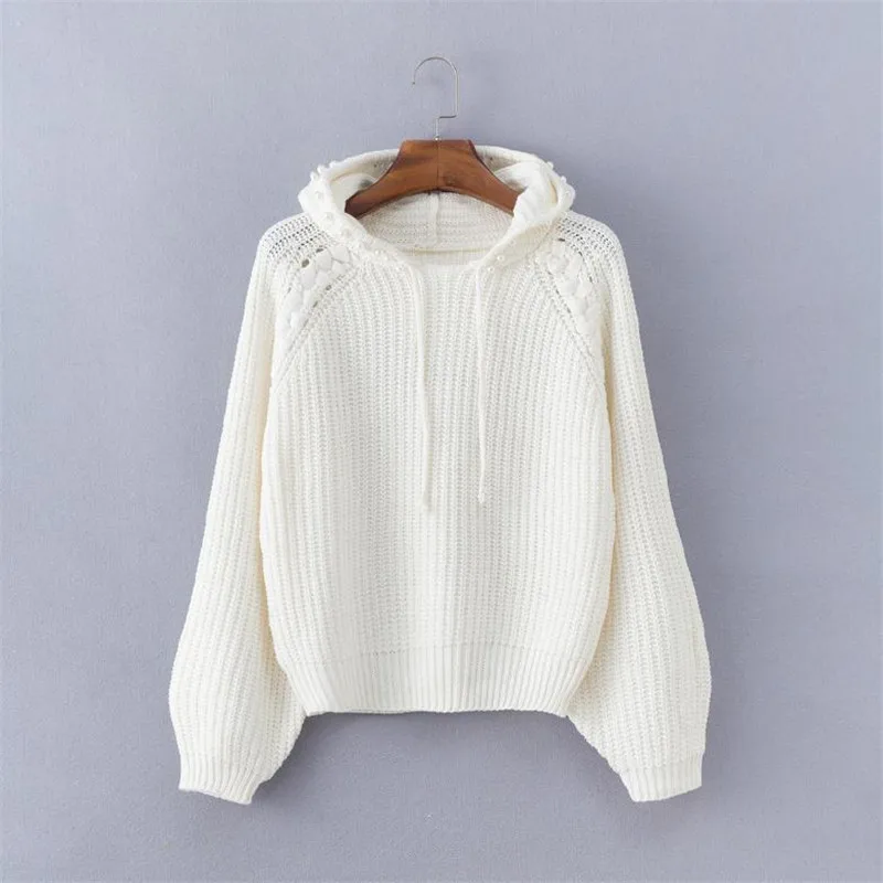 Осенне-зимний новый женский пуловер вязаный свитер куртка в европейском и