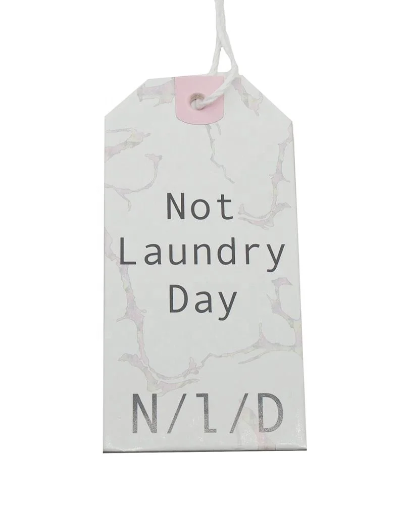 Белый картон одежды этикетки качели бирки с фиолетовой лентой | Дом и сад