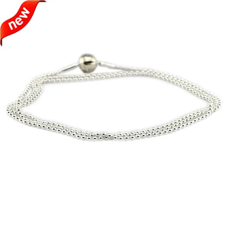 FANDOLA ожерелье s 925 серебро коллекция Essence бисерное ожерелье для женщин kolye collares de moda