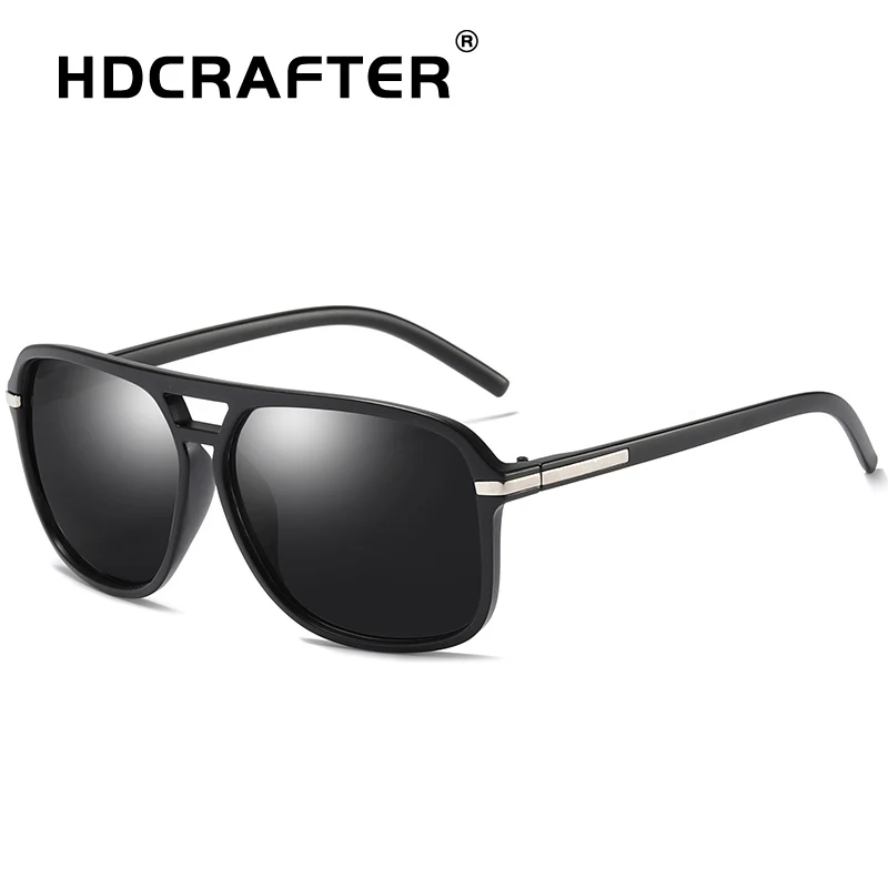 Солнцезащитные очки больших размеров мужские поляризованные зеркальные