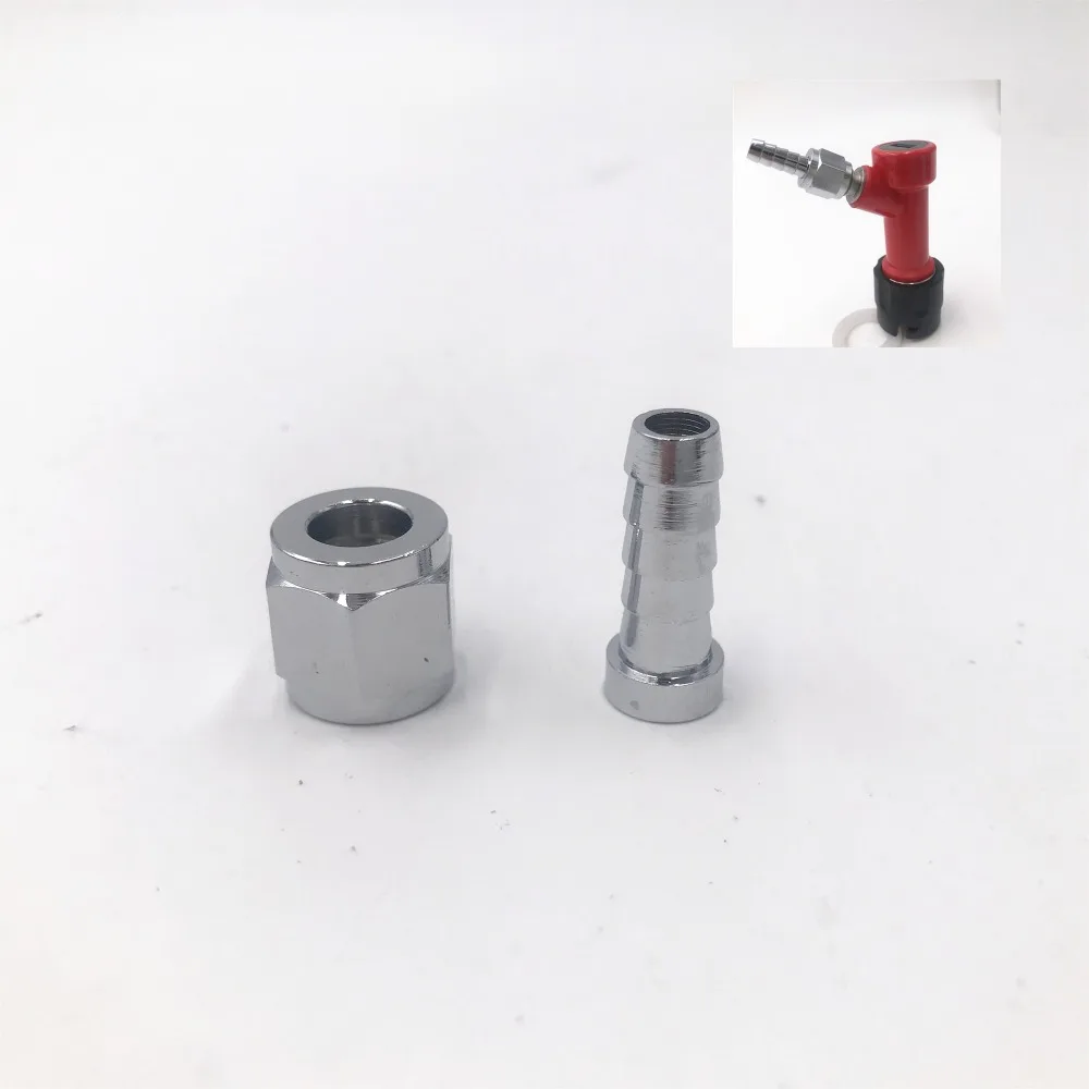 Хромированная колючая Поворотная гайка 1/4 &quotID 2 шт./лот шаровой замок MFL