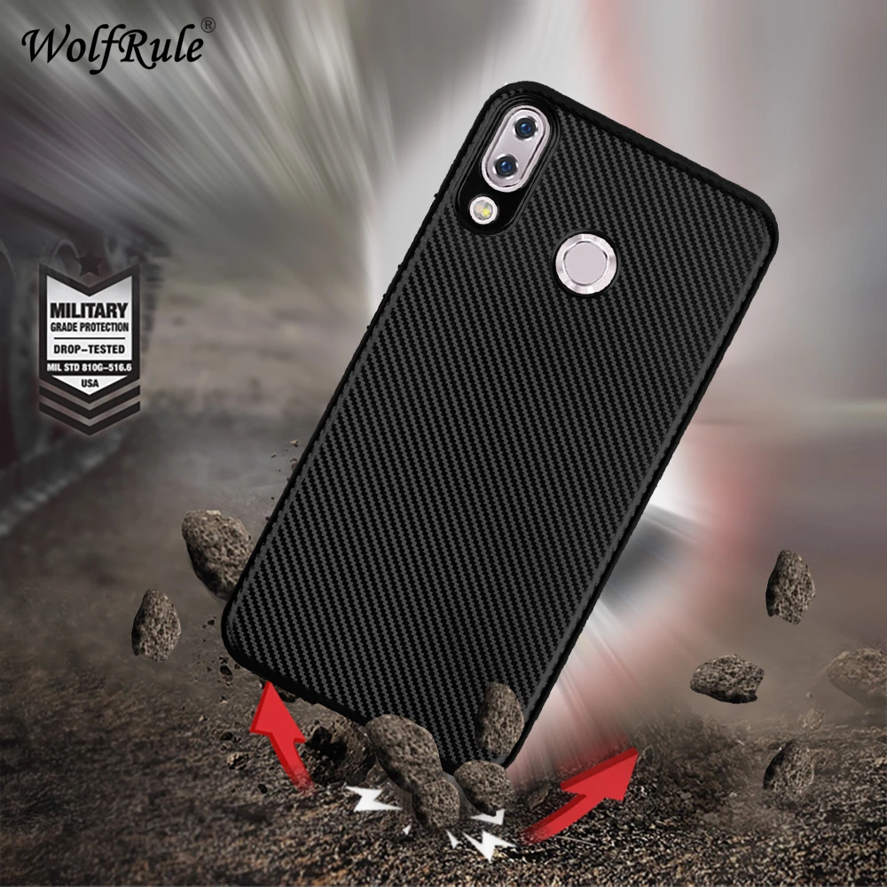 WolfRule Cover Asus Zenfone 5 ZE620KL Case 5Z Soft Silicone Rubber Phone for ZS620KL Coque |
