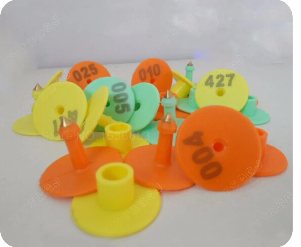 100 комплектов бирка для животных с номерами | Безопасность и защита